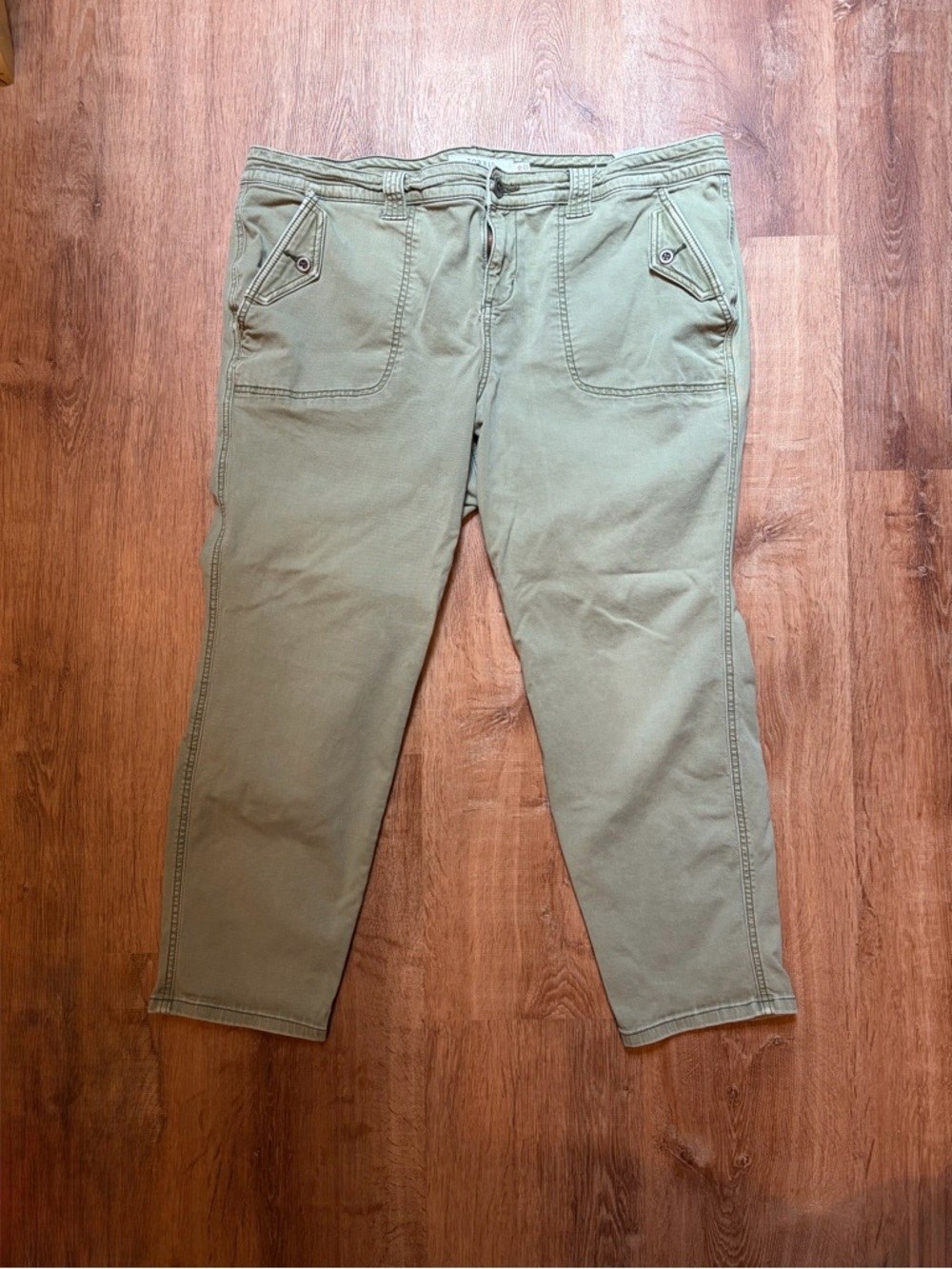 Torrid Women's Army Green Jeans Size 20 Plus Size Pockets